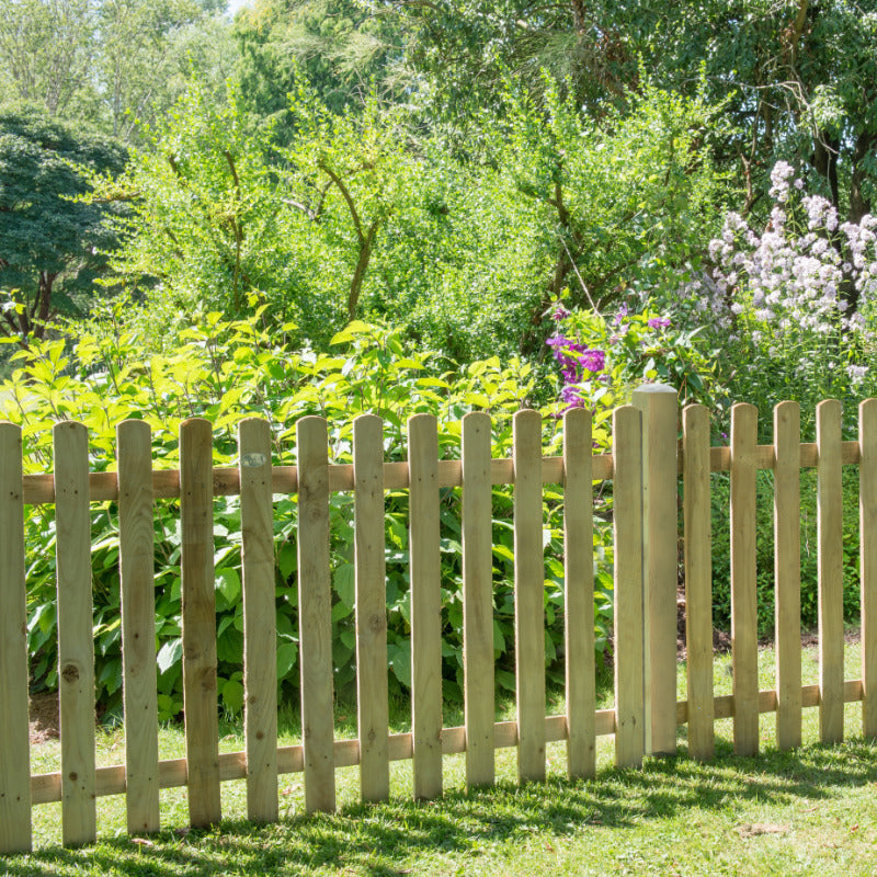 Hartwood 3' x 6' Pressure Treated Heavy Duty Pale Picket Fence Panel | Sheds.co.uk