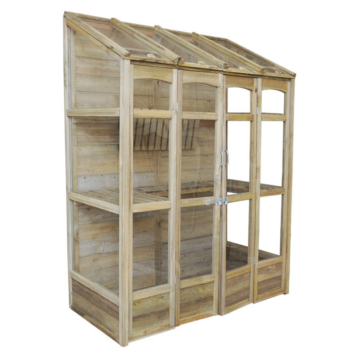 Hartwood 5' x 2' Victorian Tall Wall Greenhouse | Sheds.co.uk