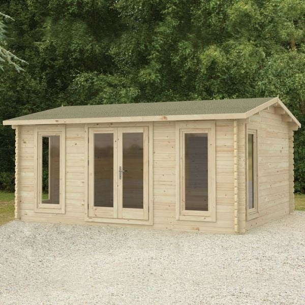 Hartwood 5m x 4m Newton Log Cabin | Sheds.co.uk