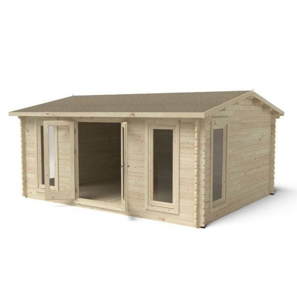 Hartwood 5m x 4m Newton Log Cabin | Sheds.co.uk