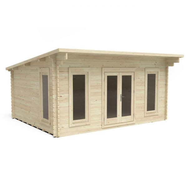 Hartwood 5m x 4m Sandford Log Cabin | Sheds.co.uk