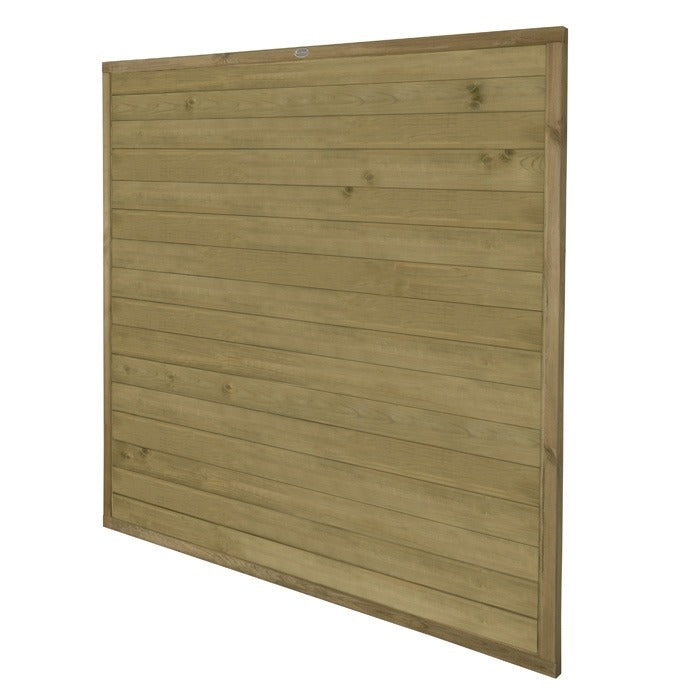 Hartwood 6' x 6' Pressure Treated Horizontal Tongue & Groove Fence Panel | Sheds.co.uk
