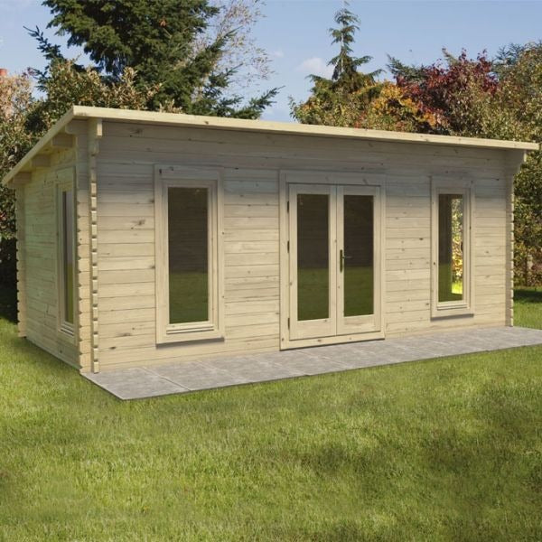 Hartwood 6m x 3m Aston Log Cabin | Sheds.co.uk