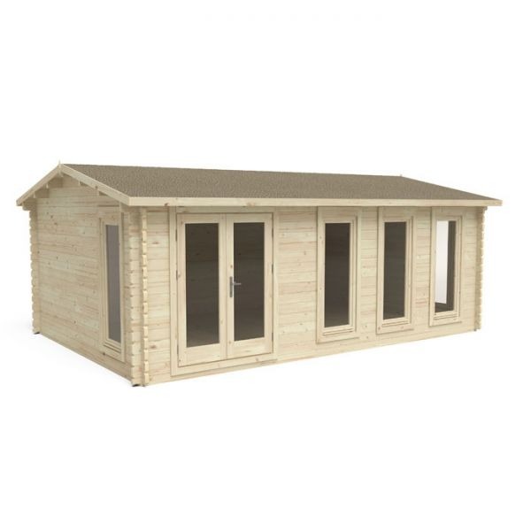 Hartwood 6m x 4m Ettington Log Cabin | Sheds.co.uk