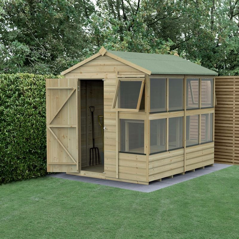 Hartwood 8' x 6' Pressure Treated Shiplap Potting Shed | Sheds.co.uk