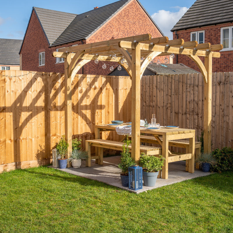 Hartwood Barton Garden Dining Set | Sheds.co.uk