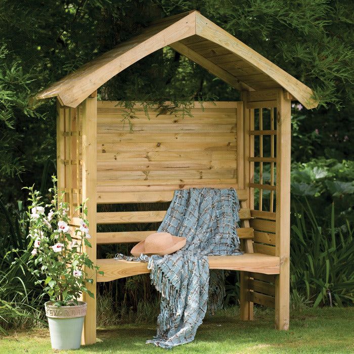 Hartwood Cheshire Arbour Seat | Sheds.co.uk