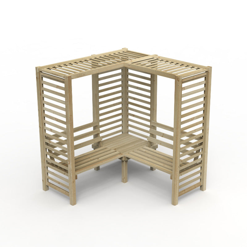 Hartwood Chester Corner Arbour Seat | Sheds.co.uk