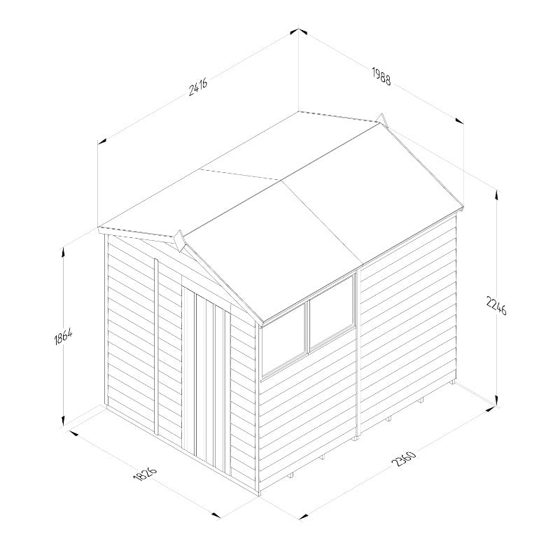 #Windows_2 Windows, #Door Style_Single Door