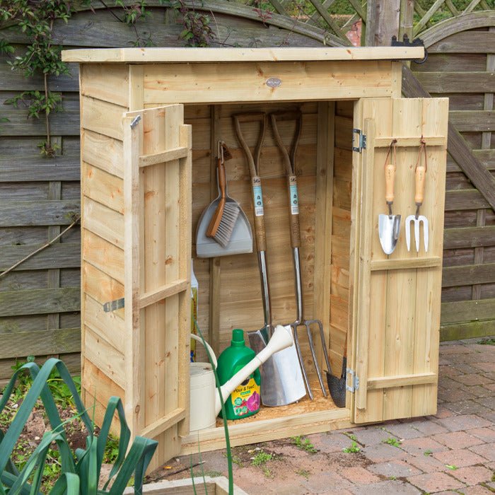 Hartwood Pressure Treated Overlap Pent Garden Store | Sheds.co.uk