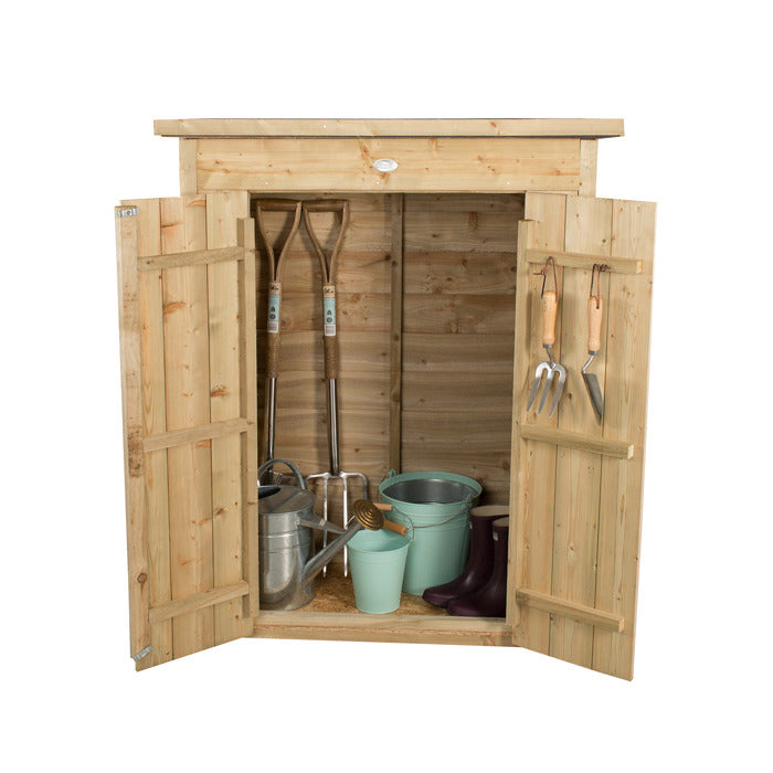 Hartwood Pressure Treated Overlap Pent Garden Store | Sheds.co.uk