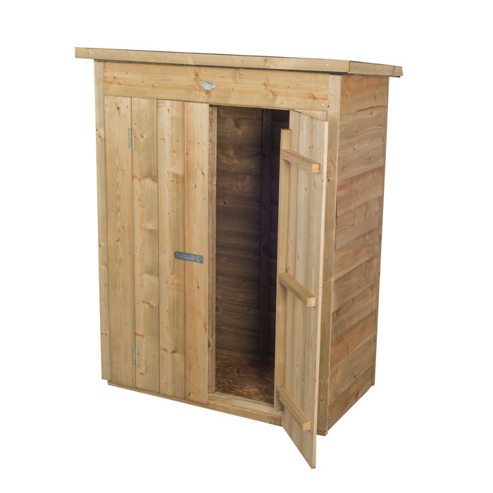 Hartwood Pressure Treated Overlap Pent Garden Store | Sheds.co.uk