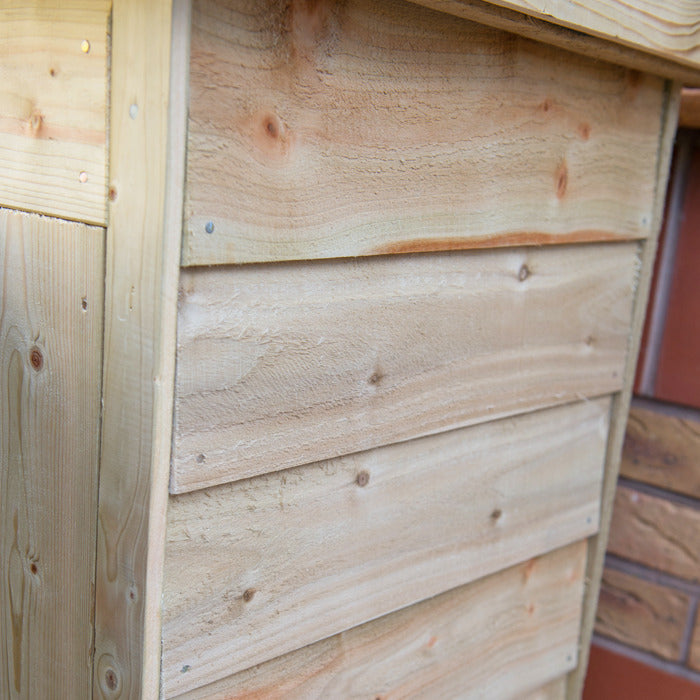 Hartwood Pressure Treated Overlap Pent Garden Store | Sheds.co.uk