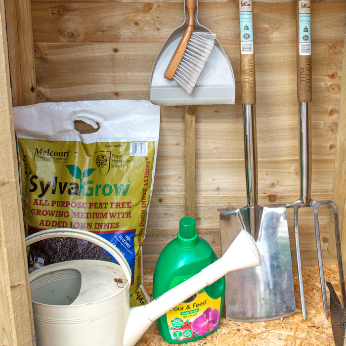 Hartwood Pressure Treated Overlap Pent Garden Store | Sheds.co.uk