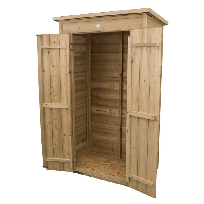 Hartwood Pressure Treated Overlap Pent Tall Garden Store | Sheds.co.uk