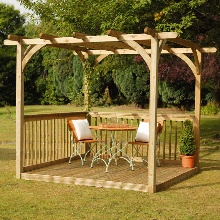 Hartwood Supreme Pergola Decking Kit | Sheds.co.uk