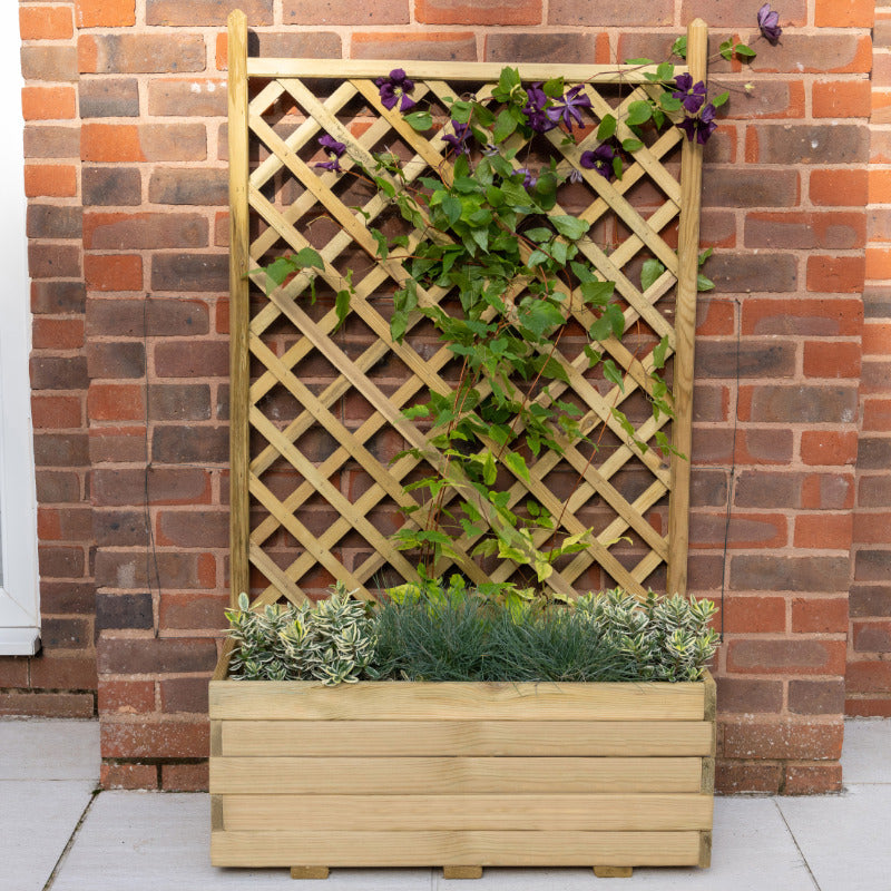 Hartwood Trellis Planter | Sheds.co.uk