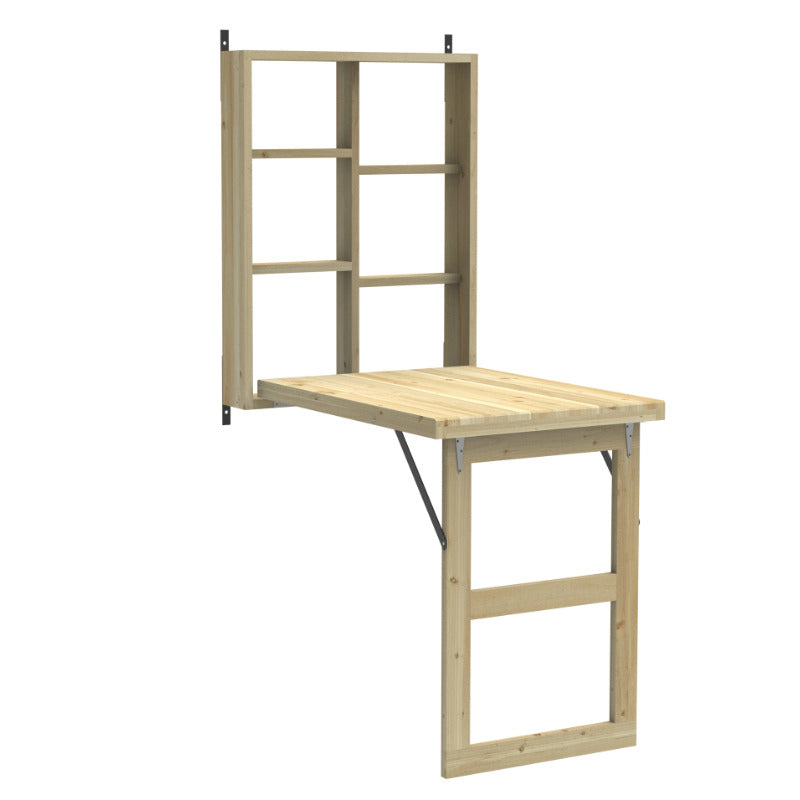 Hartwood Wall Mounted Foldaway Garden Bar | Sheds.co.uk