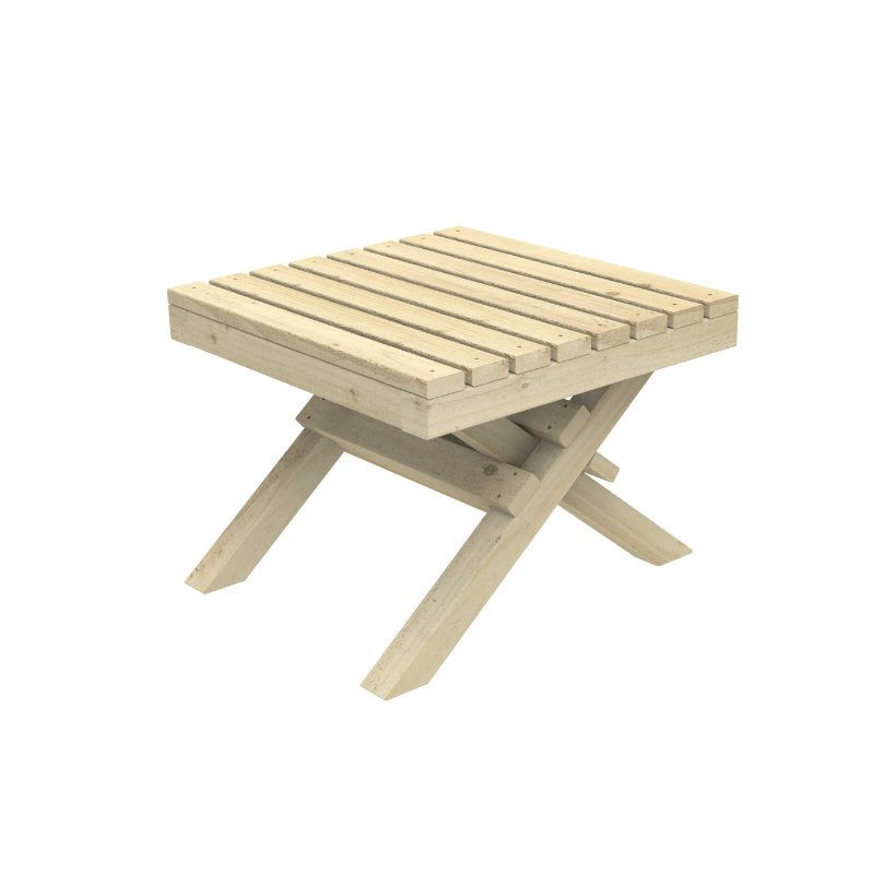 Hartwood Wooden Slatted Beach Side Table | Sheds.co.uk