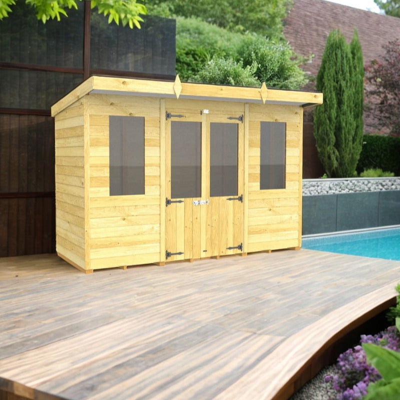 Holt 10' x 4' Alexander Pressure Treated Summer House | Sheds.co.uk