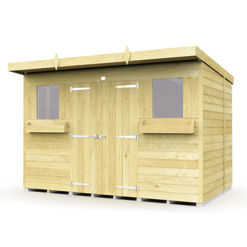 Holt 10' x 7' Handsworth Pressure Treated Summer Shed | Sheds.co.uk