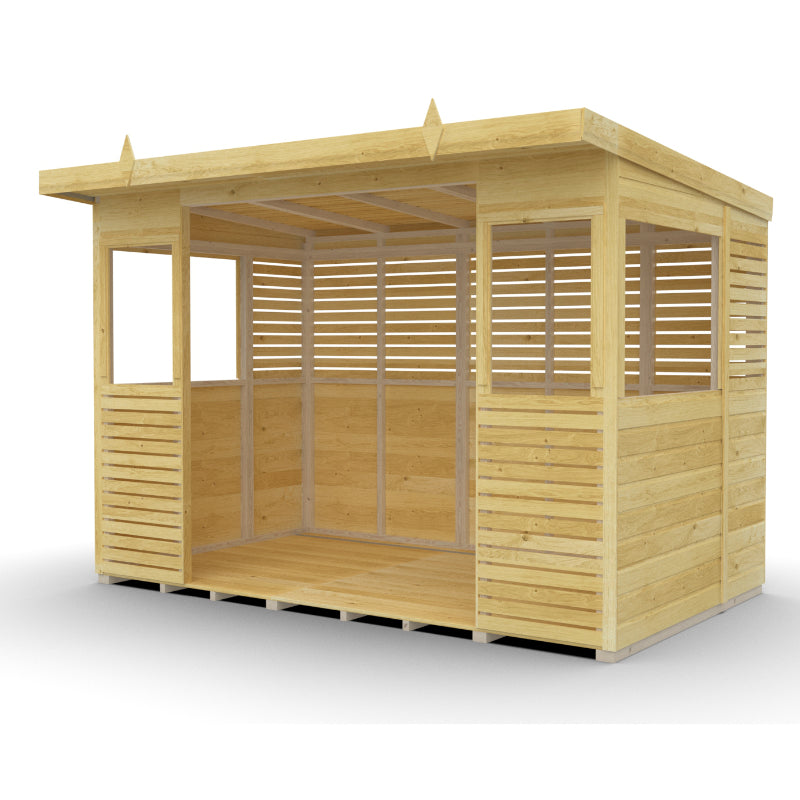 Holt 10' x 6' Pressure Treated Outdoor Kitchen Barbecue Shelter | Sheds.co.uk