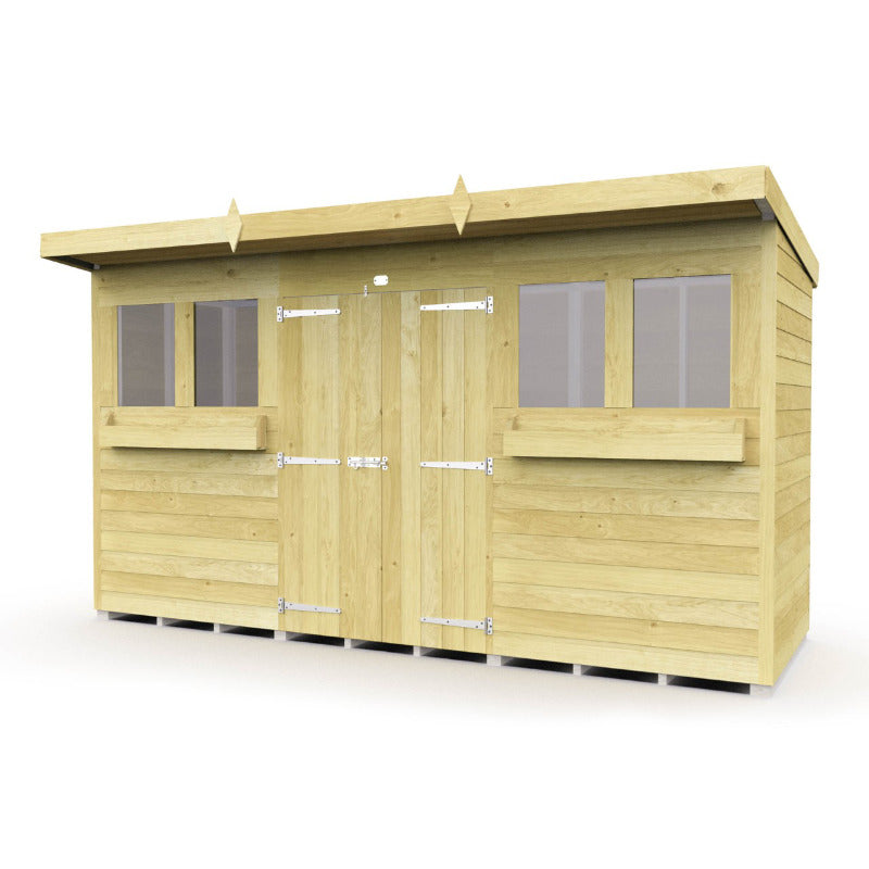 Holt 12' x 4' Handsworth Pressure Treated Summer Shed | Sheds.co.uk