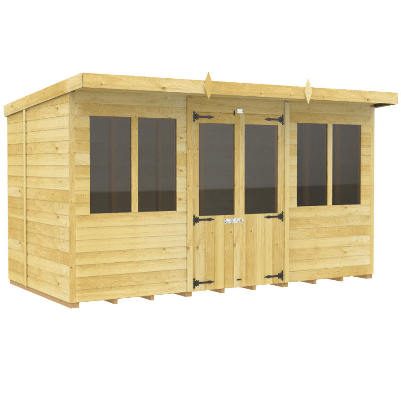 Holt 12' x 6' Alexander Pressure Treated Summer House | Sheds.co.uk