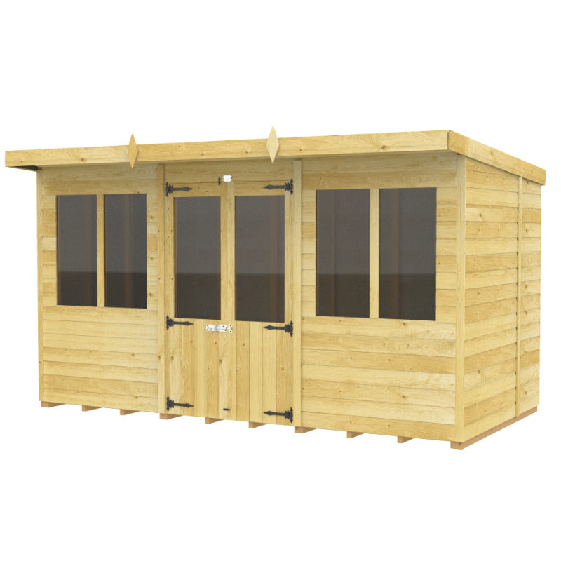 Holt 12' x 7' Alexander Pressure Treated Summer House | Sheds.co.uk