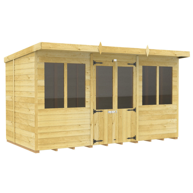Holt 12' x 7' Alexander Pressure Treated Summer House | Sheds.co.uk