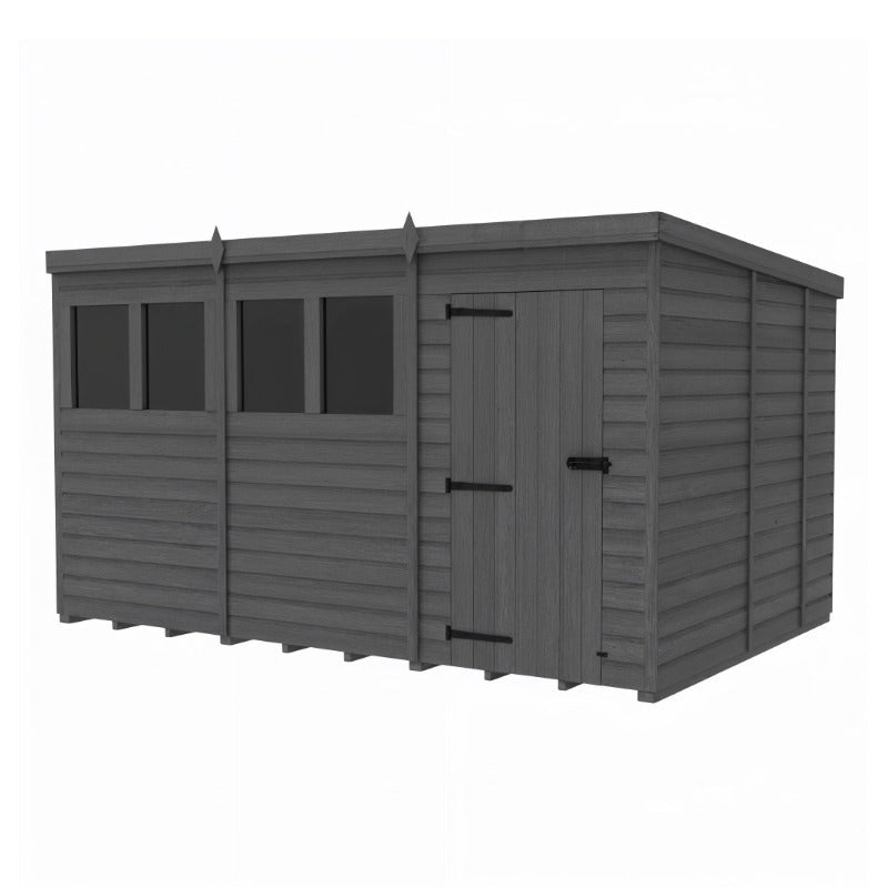 Holt 12' x 8' Modular Composite Pent Shed | Sheds.co.uk