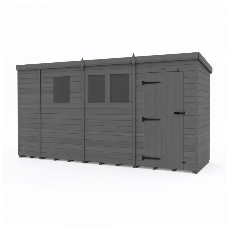 Holt 13' x 4' Modular Composite Pent Shed | Sheds.co.uk