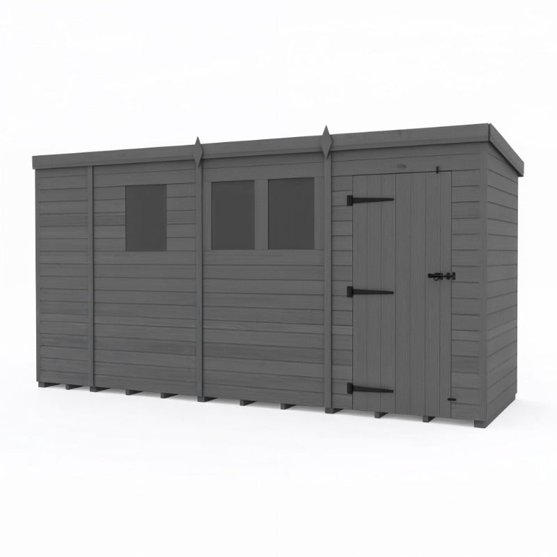 Holt 14' x 4' Modular Composite Pent Shed | Sheds.co.uk