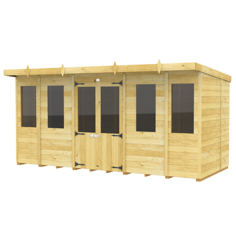 Holt 14' x 7' Alexander Pressure Treated Summer House | Sheds.co.uk