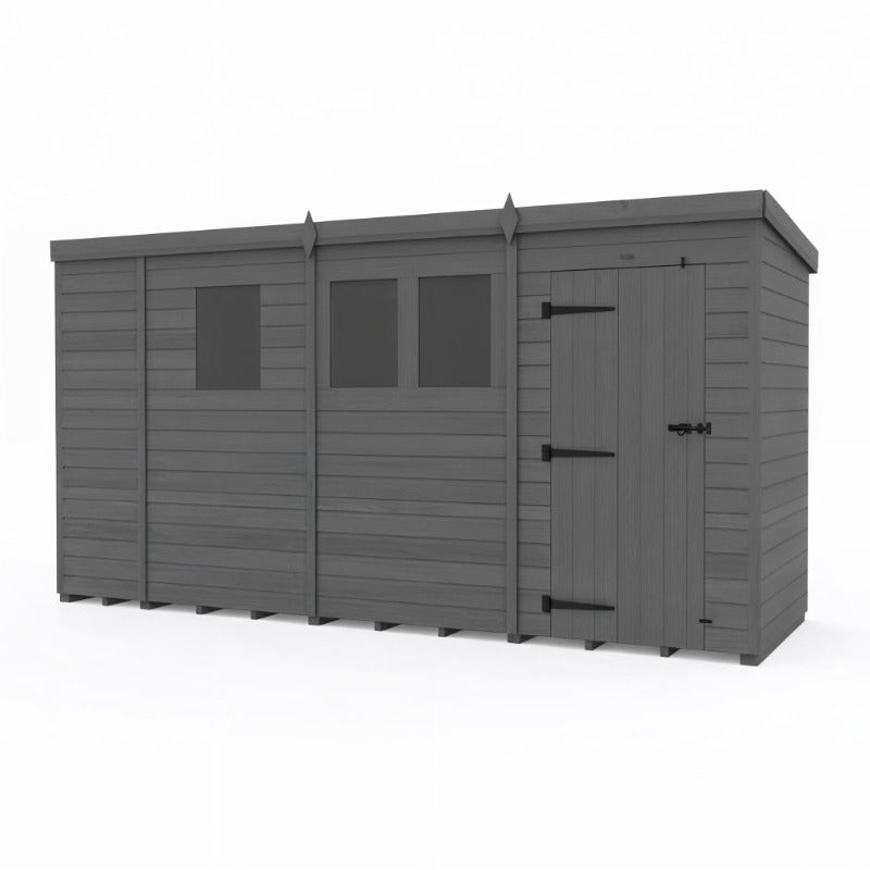 Holt 15' x 4' Modular Composite Pent Shed | Sheds.co.uk