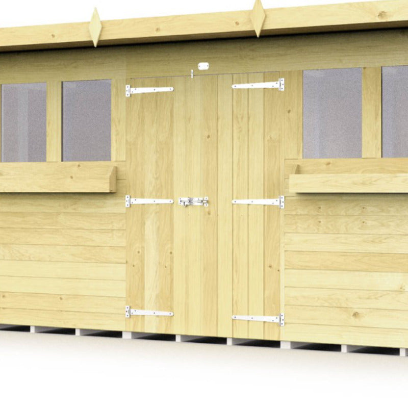 Holt 18' x 6' Handsworth Pressure Treated Summer Shed | Sheds.co.uk