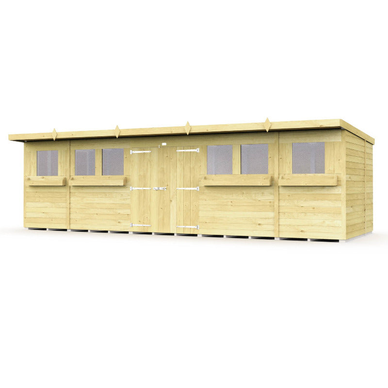 Holt 18' x 8' Handsworth Pressure Treated Summer Shed | Sheds.co.uk