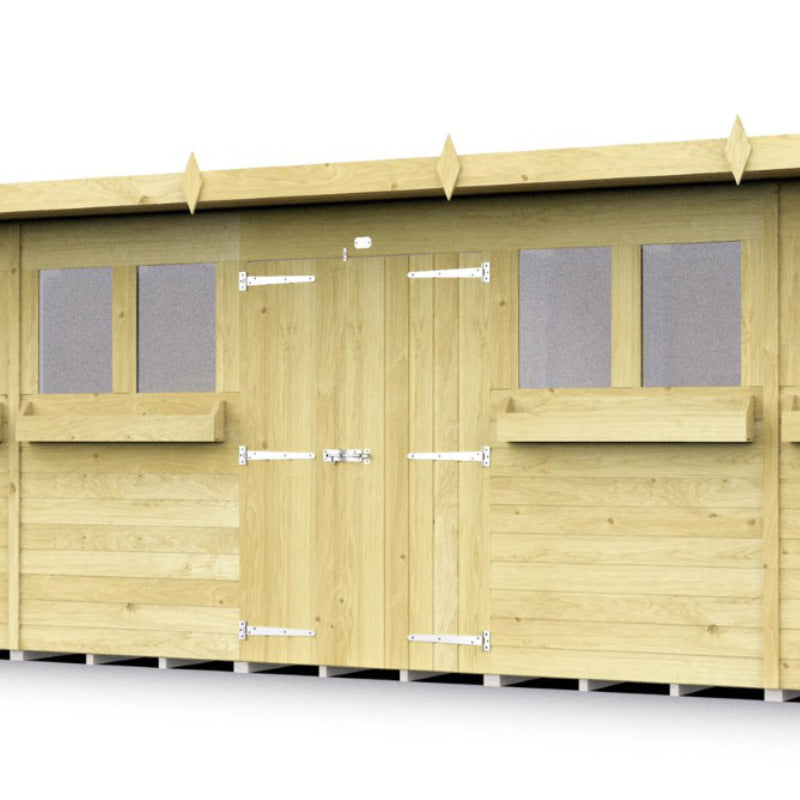 Holt 20' x 8' Handsworth Pressure Treated Summer Shed | Sheds.co.uk