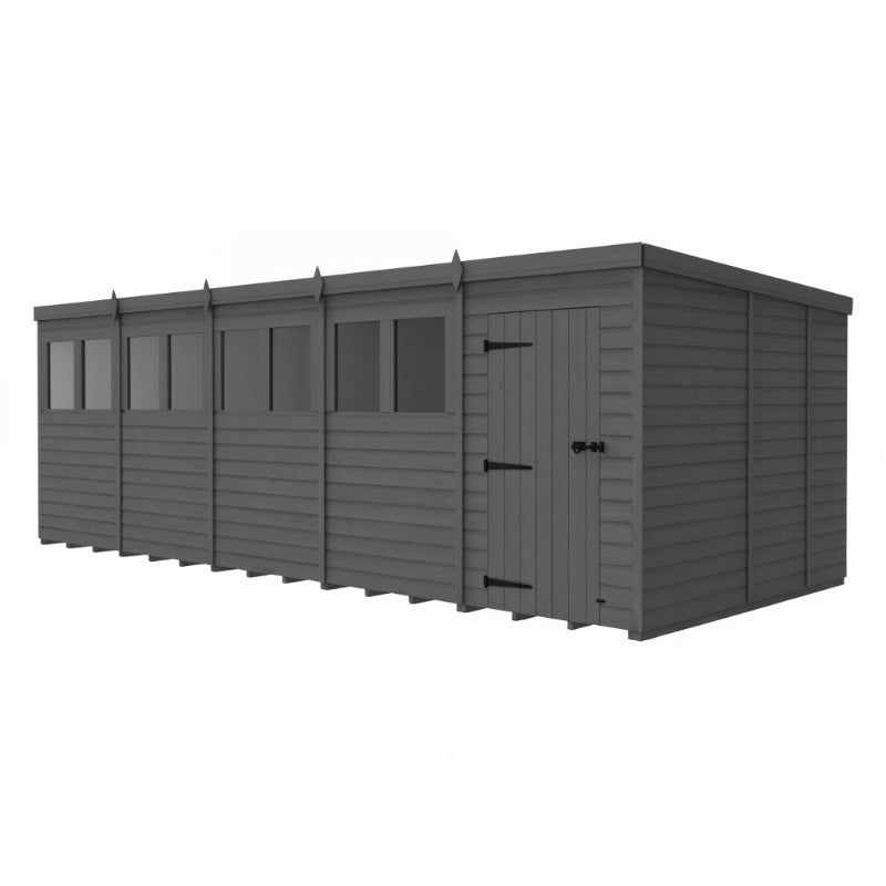 Holt 20' x 8' Modular Composite Pent Shed | Sheds.co.uk
