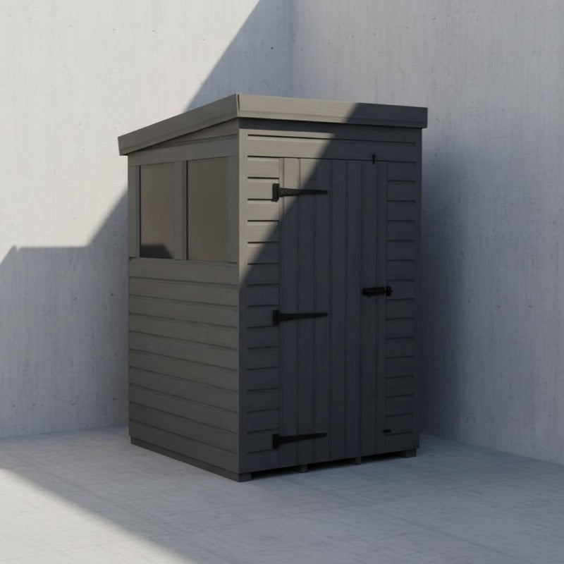 Holt 4' x 4' Modular Composite Pent Shed | Sheds.co.uk
