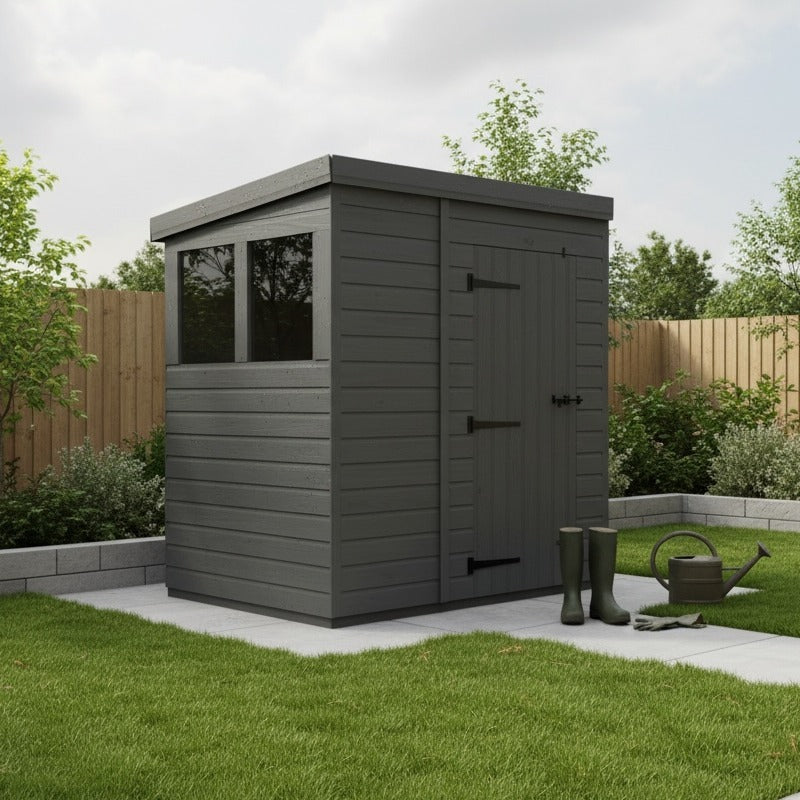 Holt 5' x 4' Modular Composite Pent Shed | Sheds.co.uk