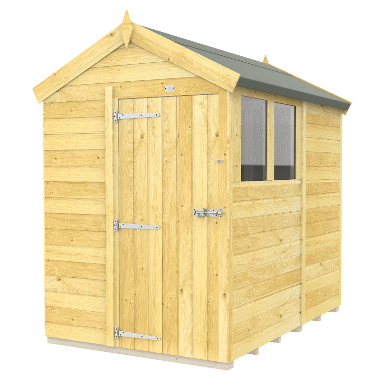 Holt 5' x 7' Pressure Treated Shiplap Modular Apex Shed | Sheds.co.uk