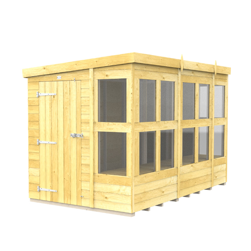 Holt 10' x 6' Pressure Treated Shiplap Modular Pent Potting Shed | Sheds.co.uk