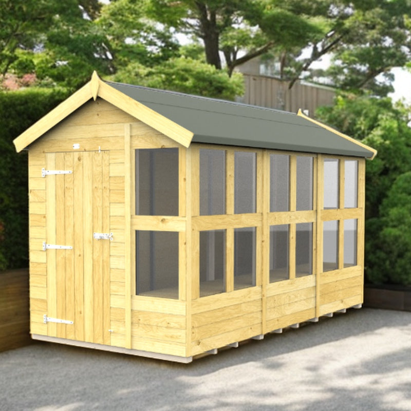 Holt 6' x 12' Pressure Treated Shiplap Modular Apex Potting Shed | Sheds.co.uk