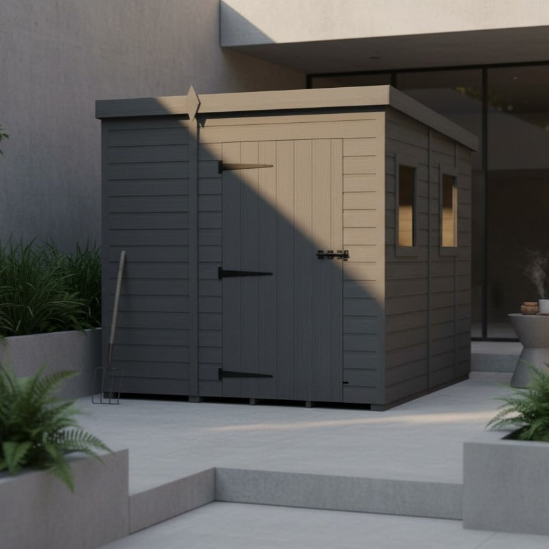 Holt 6' x 10' Modular Composite Pent Shed | Sheds.co.uk