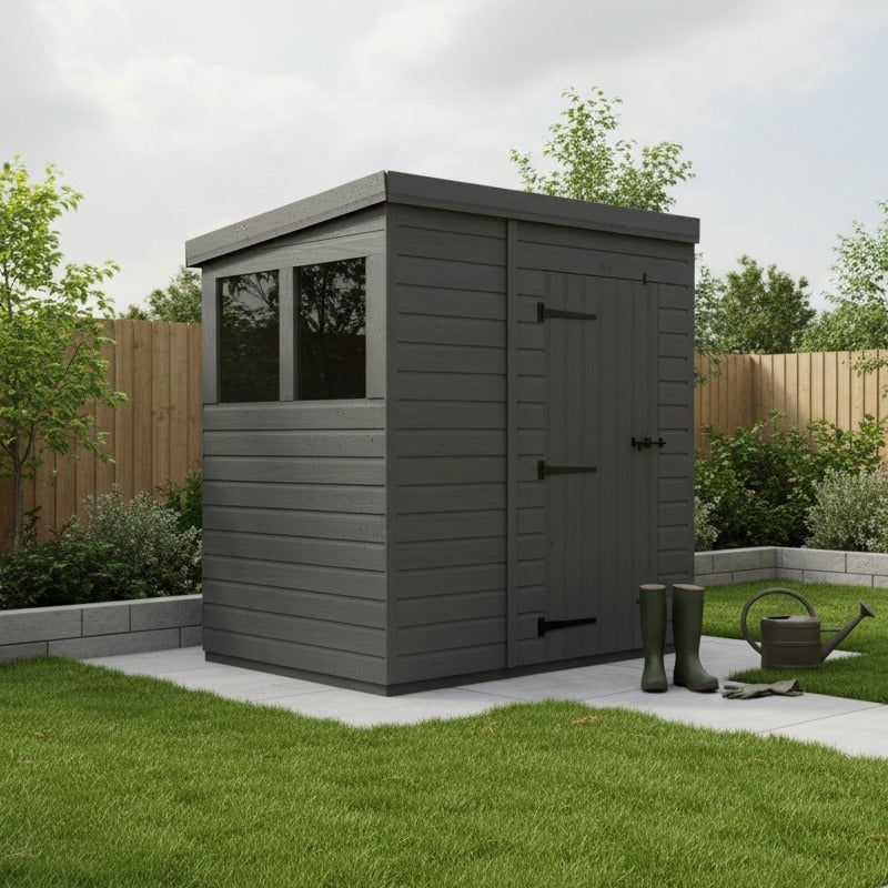 Holt 6' x 6' Modular Composite Pent Shed | Sheds.co.uk