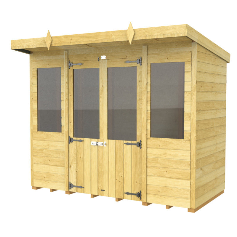 Holt 8' x 4' Alexander Pressure Treated Summer House | Sheds.co.uk