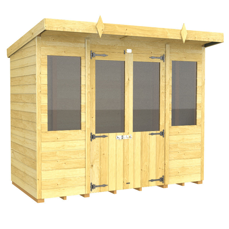Holt 8' x 4' Alexander Pressure Treated Summer House | Sheds.co.uk
