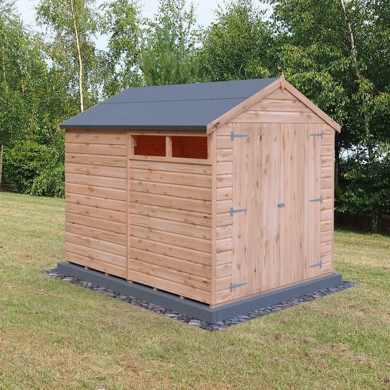 Loxley 6' x 8' Double Door Shiplap Apex Security Shed | Sheds.co.uk