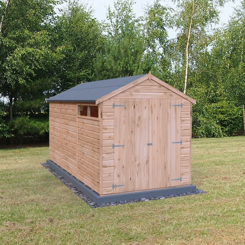 Loxley 6' x 12' Double Door Shiplap Apex Security Shed | Sheds.co.uk